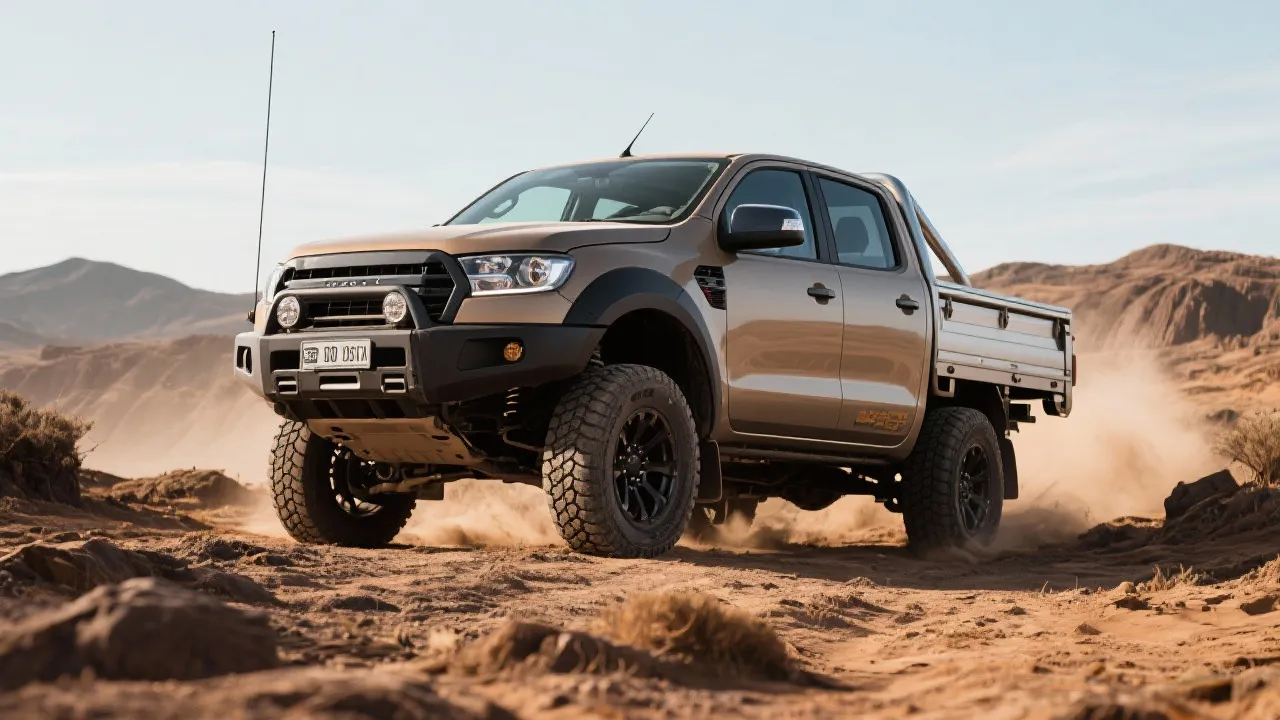 A Ultrapassagem do Pick Up 4x4 Diesel