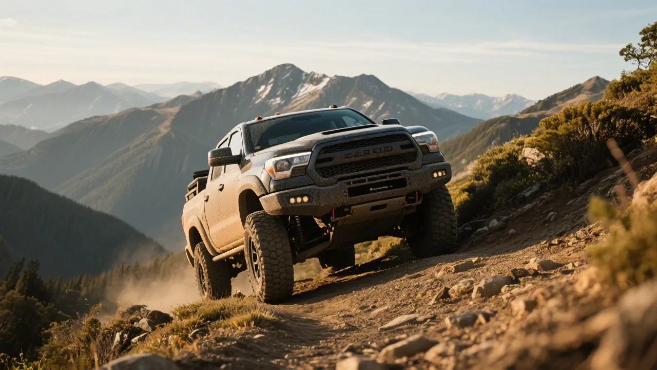 Conduzindo o Pick Up 4x4 Diesel